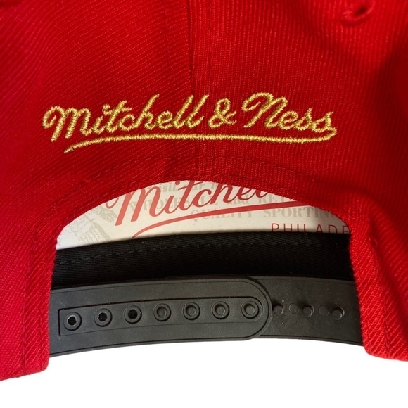 Portland Trail Blazers Mitchell & Ness The Champ Adjustable Snapback Hat - Picture 9 of 9